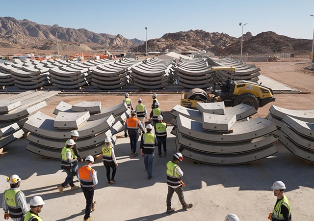 The TBMs are now being prepared at the laydown site ahead of excavation.